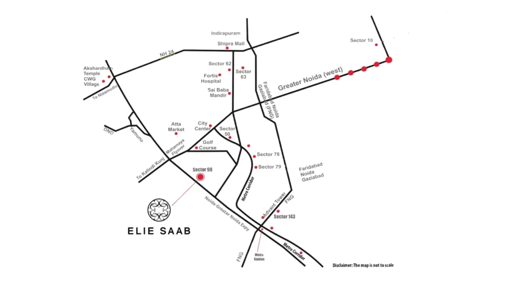 Smartworld Sector 98 Map