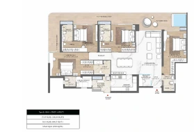 smartworld the edition 4.5 BHK floor plann