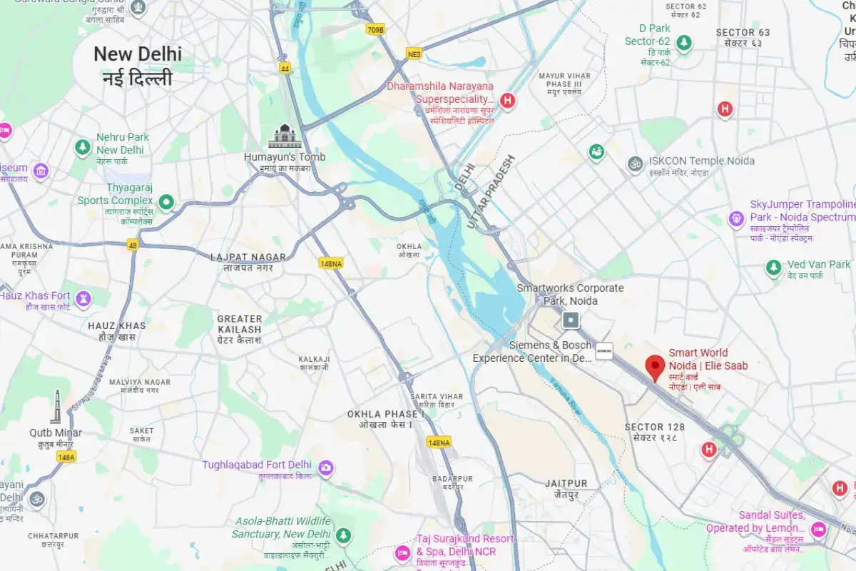 Smartworld Elie Saab Location Map