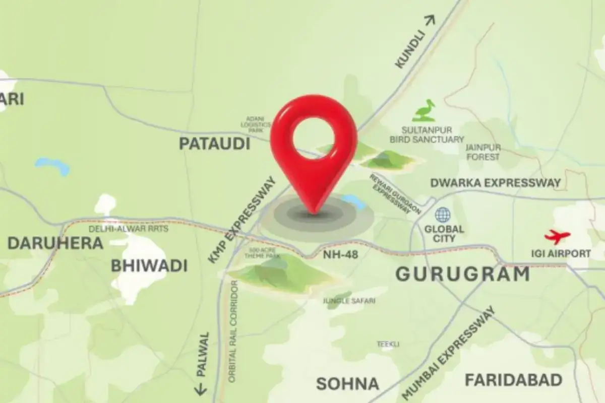 Smartworld GIC Manesar Location Map
